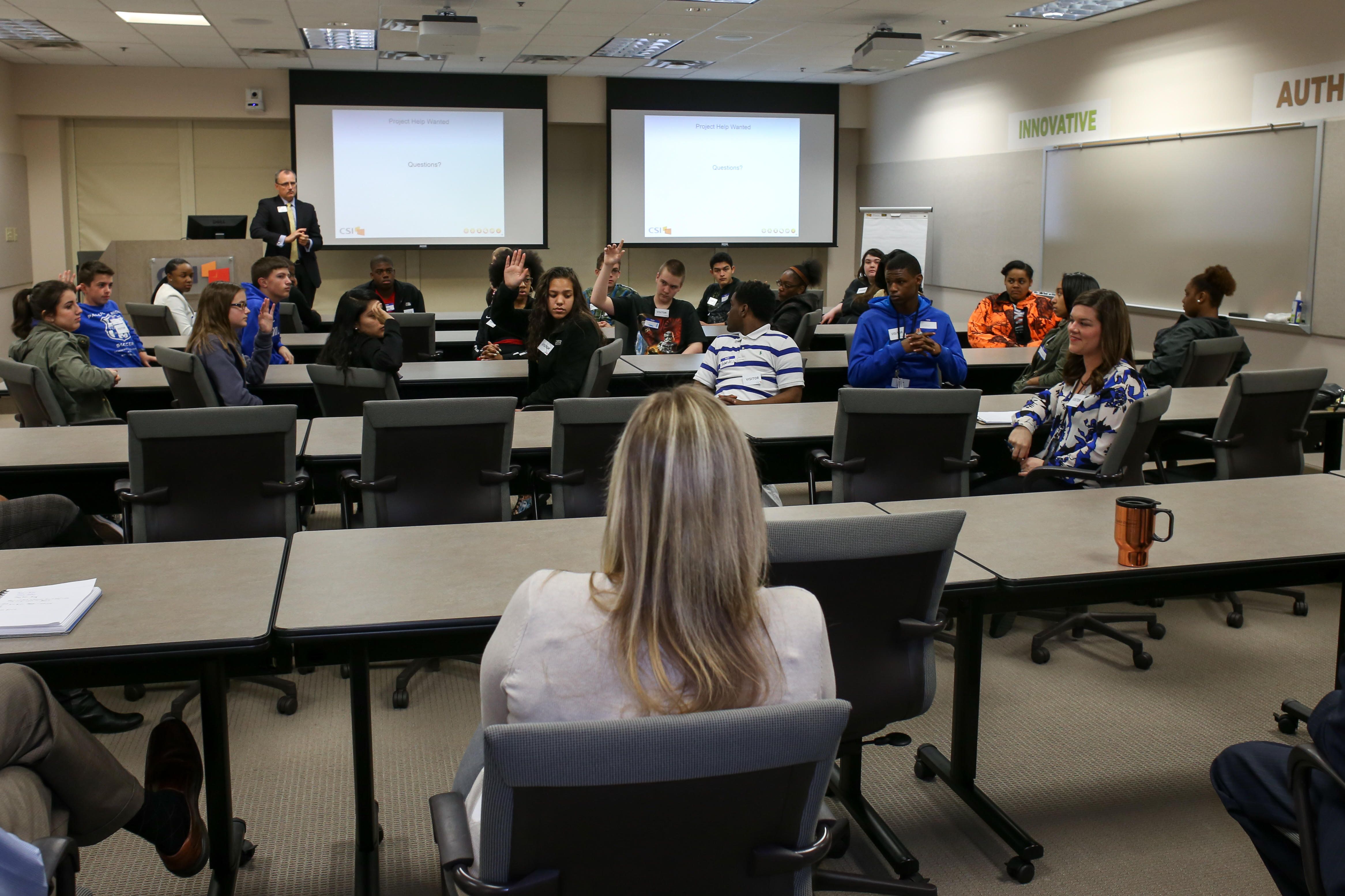 Field trip to local tech company, Image Credit: Wayne Walden