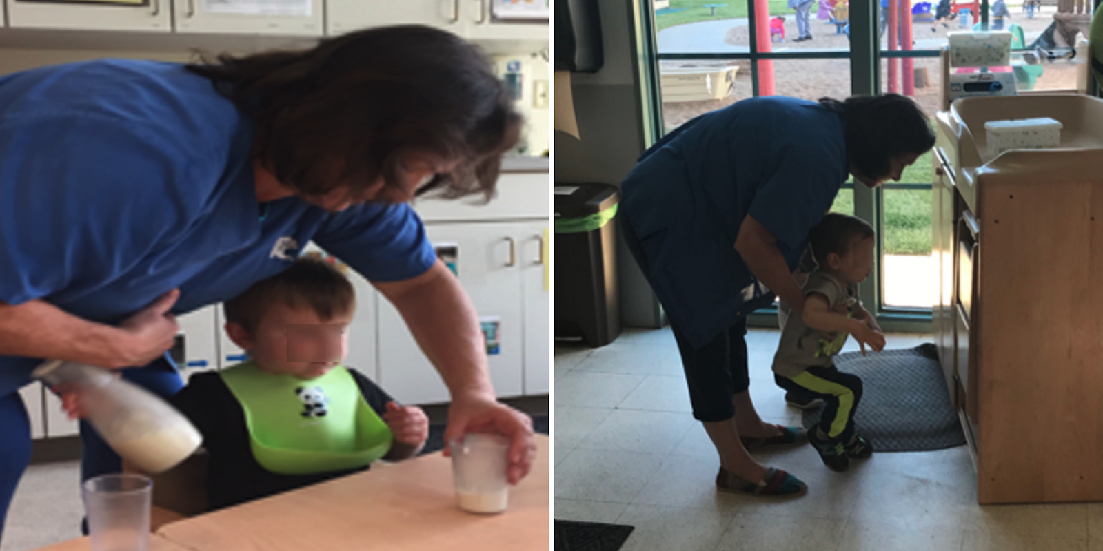 Ms. Sexton working with infants and toddlers in the classroom, Credit: Happy Teacher Project (Kwon et al., 2019)