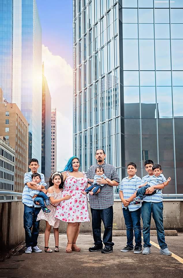 Raquel Perez and her family. Courtesy of Perez.