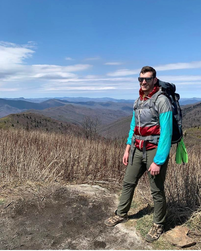 In the year since he left teaching, Tim Wright has had more time for his hobbies, such as hiking. Photo courtesy of Wright.