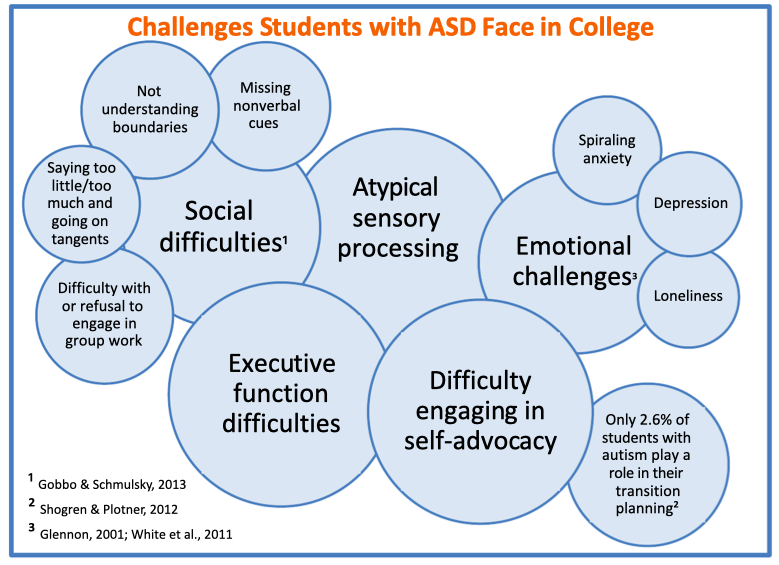 Information from a presentation created by Barbara Bookman, university director of disability programs at City University of New York.