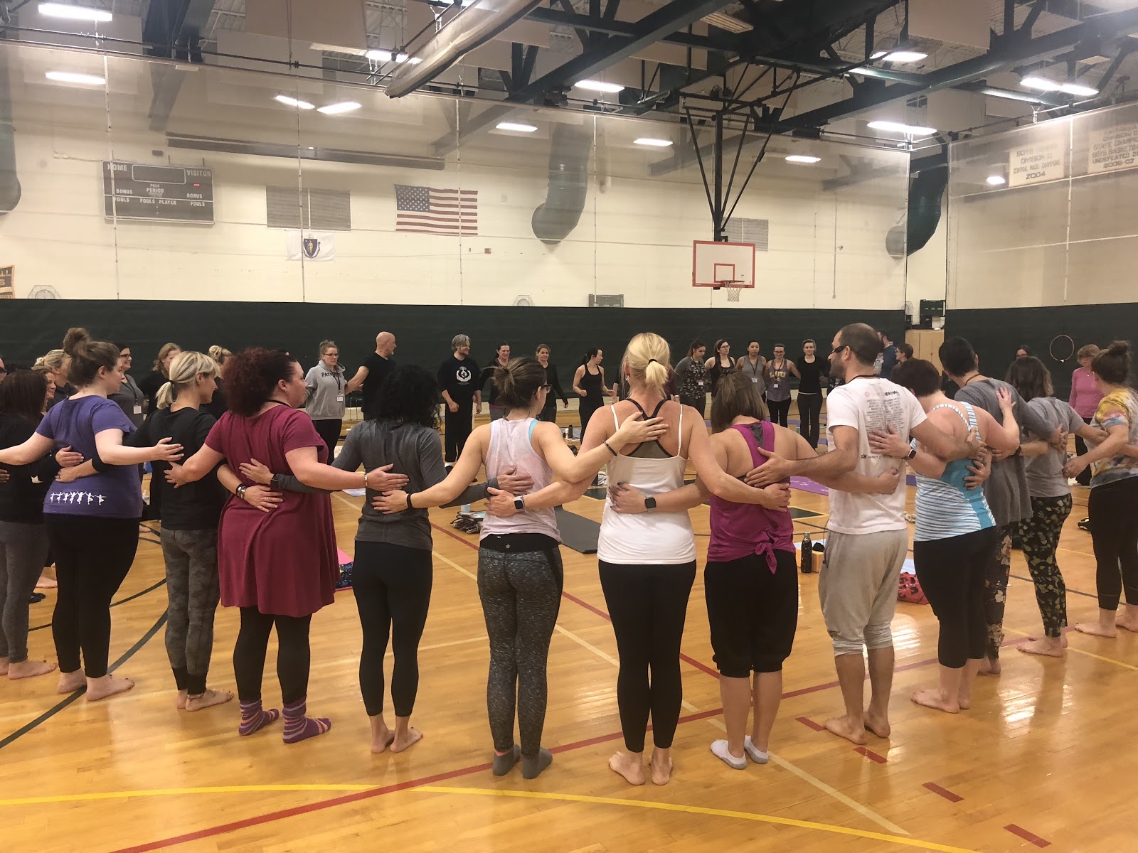 Educators and administrators building community and SEL skills at a two-day Breathe For Change training. Source: Breathe For Change. Full sized image here .