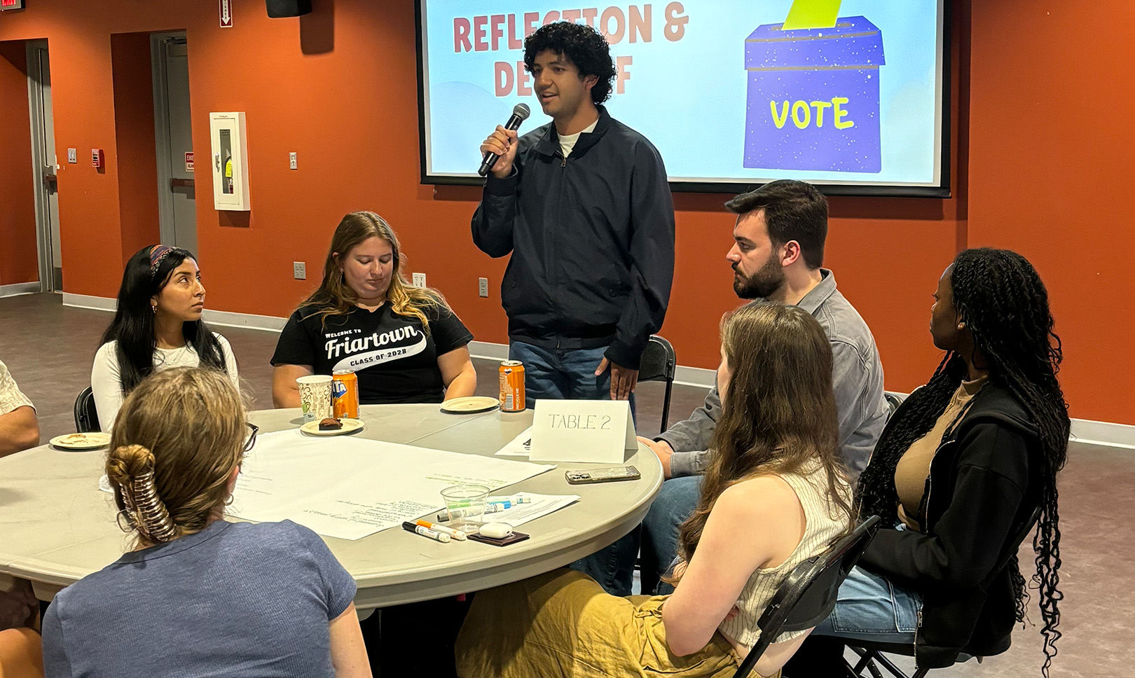 Organizers of a recent event at Providence College hope that students can be the most effective in getting their own peers to engage.