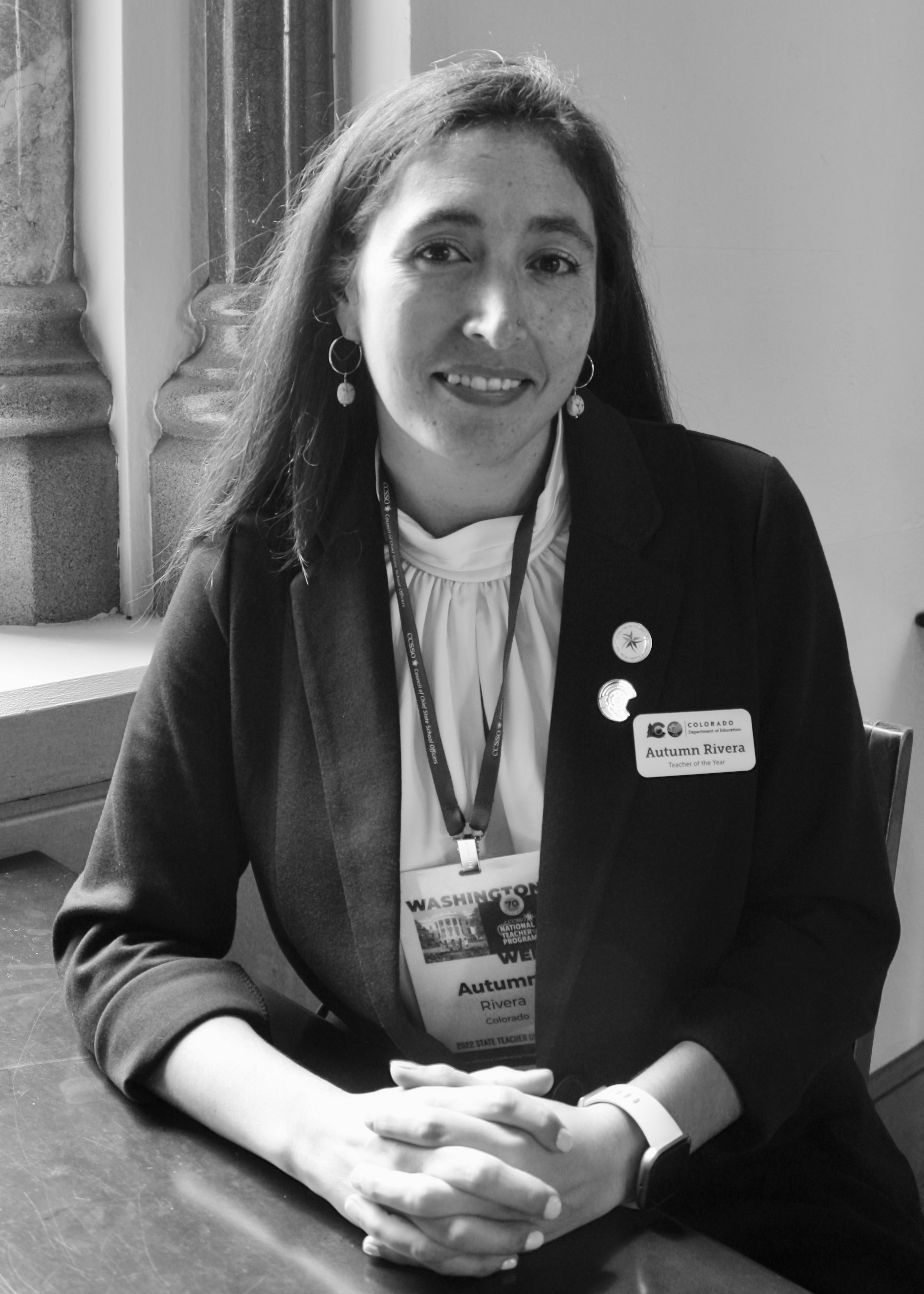 Autumn Rivera, 2022 Colorado Teacher of the Year. Photo by Rebecca Koenig.
