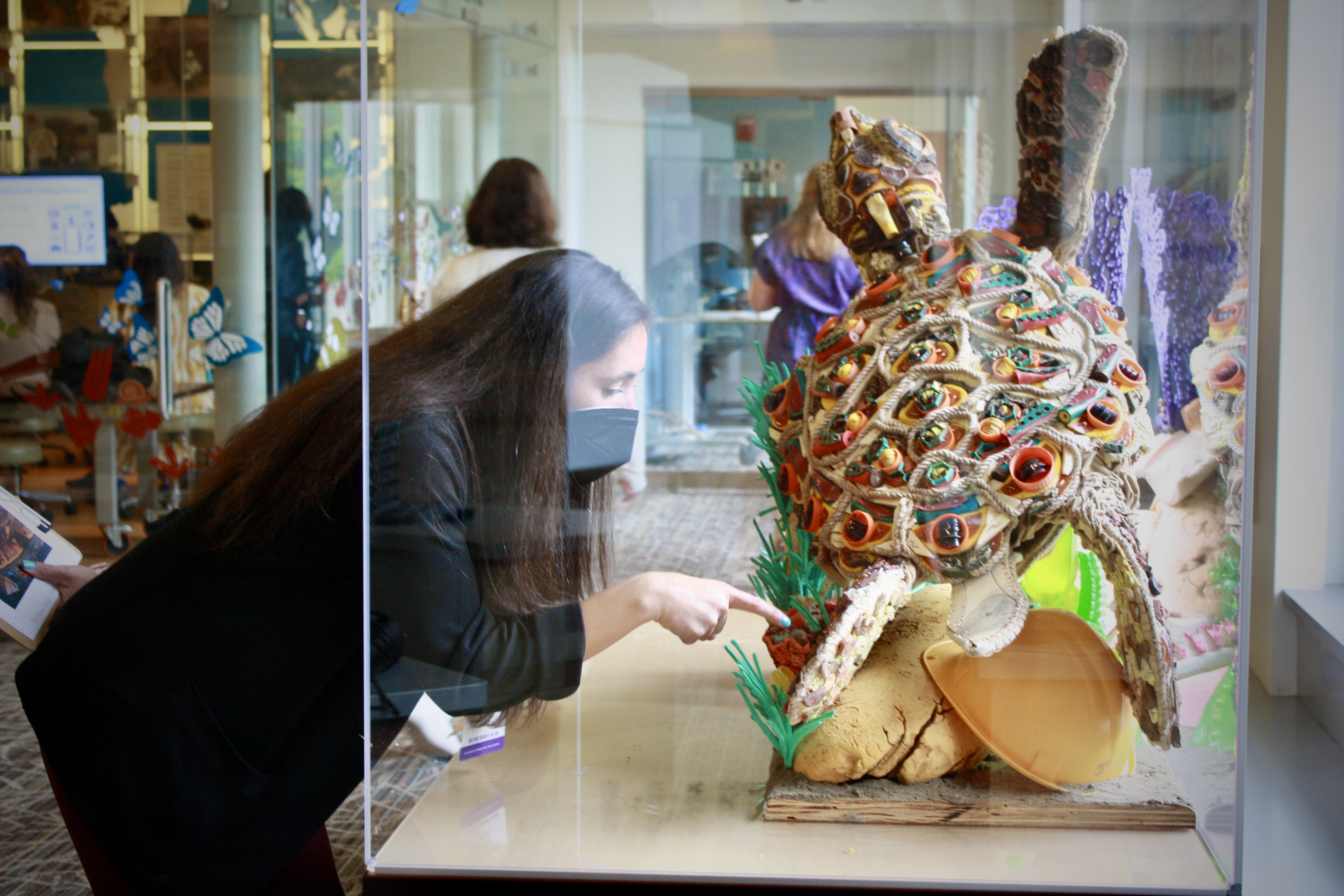 Autumn Rivera, 2022 Colorado Teacher of the Year, at the Smithsonian National Museum of Natural History in April. Photo by Rebeccca Koenig.