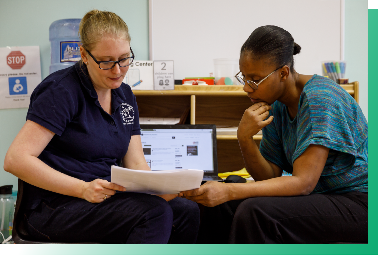 Educators review student data and discuss appropriate resources. (Source: TpT)