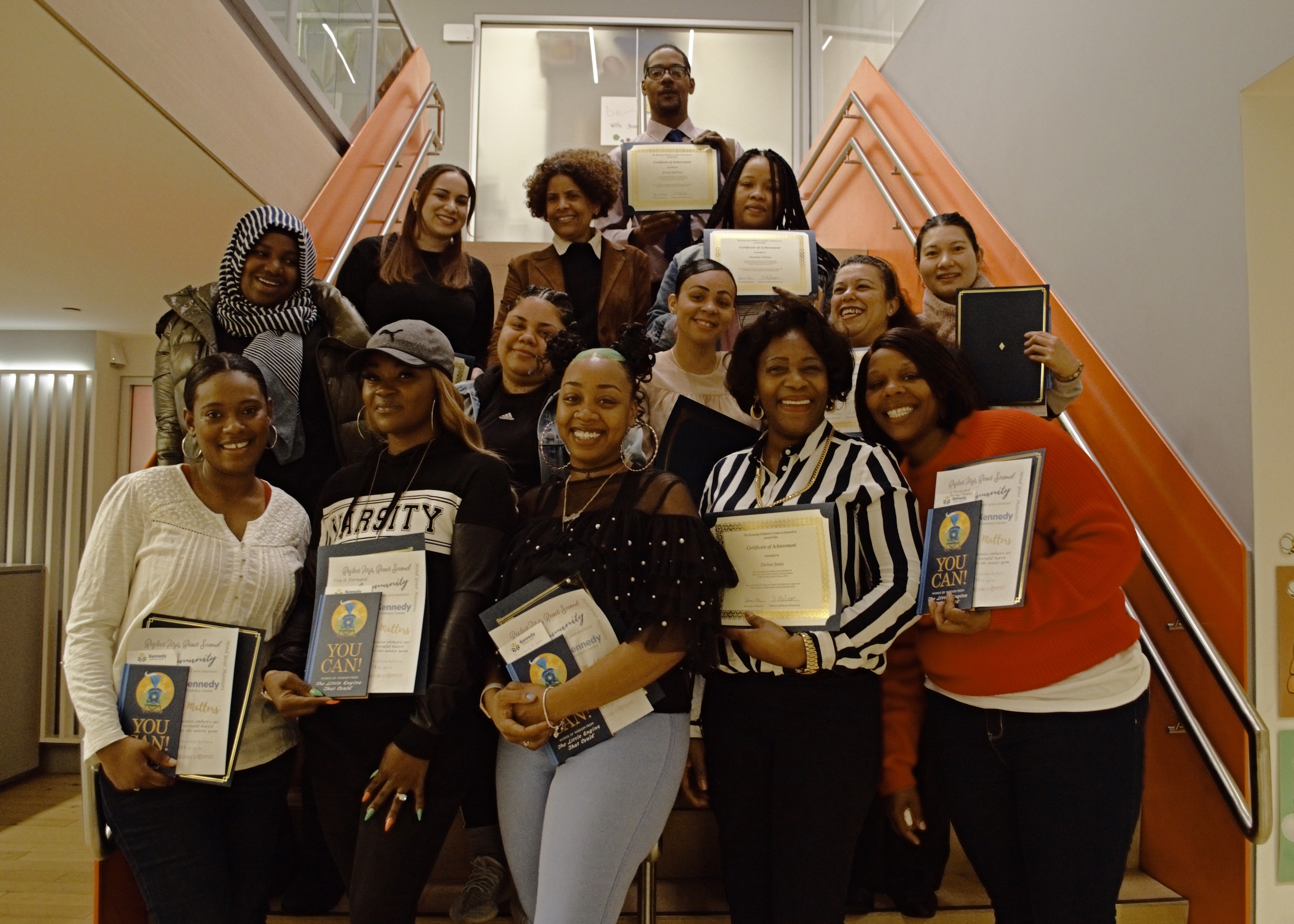 Third cohort of GYO at graduation in spring 2019; Credit: Kennedy Children's Center