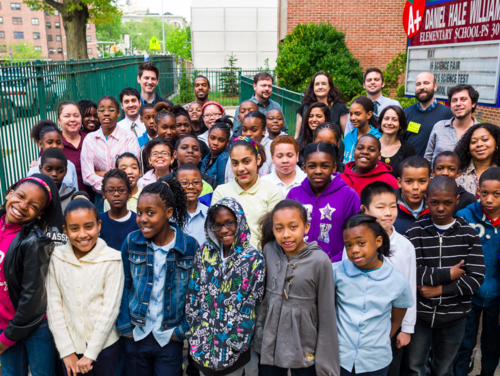 Student entrepreneurs at P.S. 307
