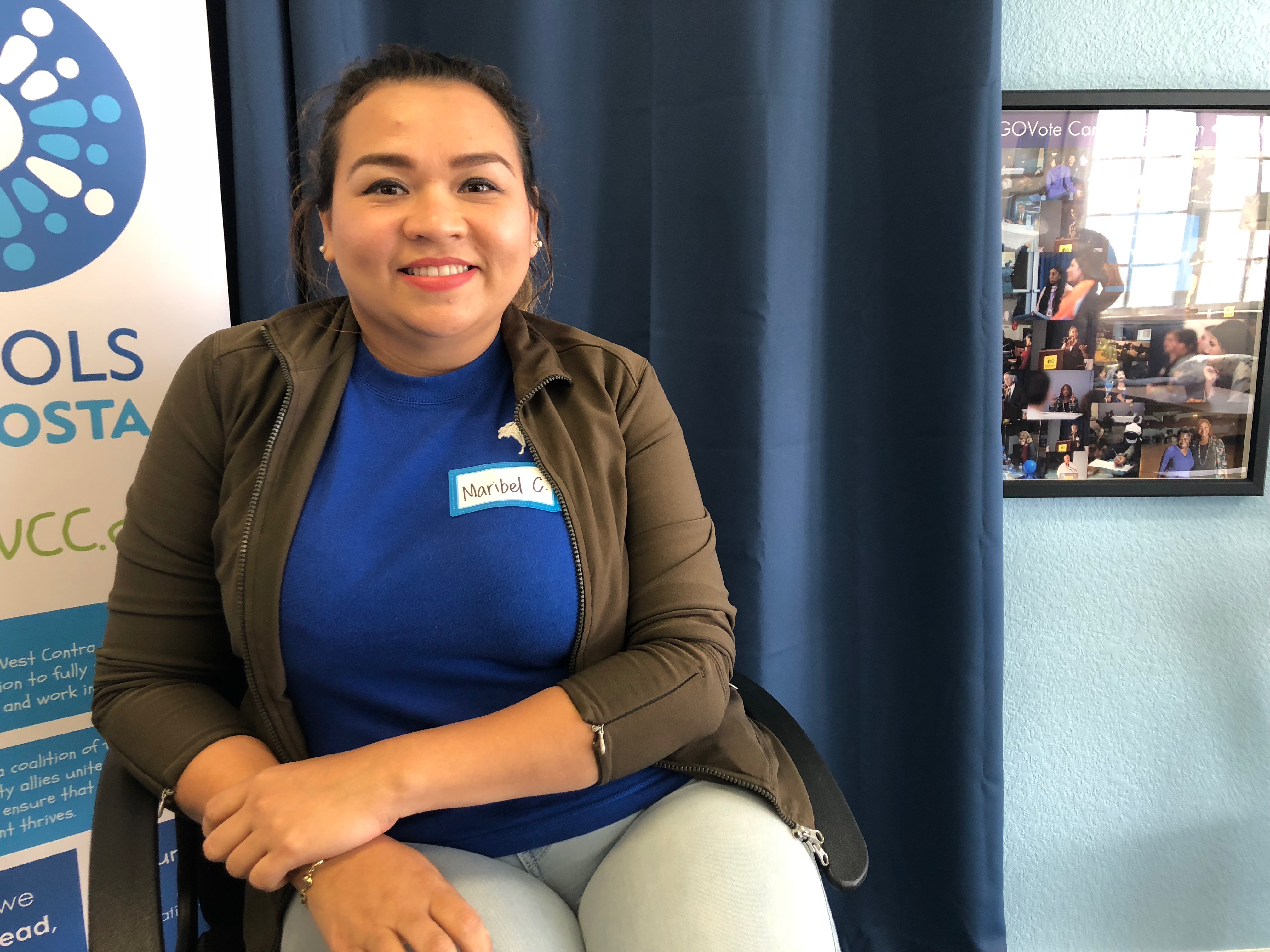 Maribel Coreas, a parent in northern California. Photo Credit: Jenny Abamu