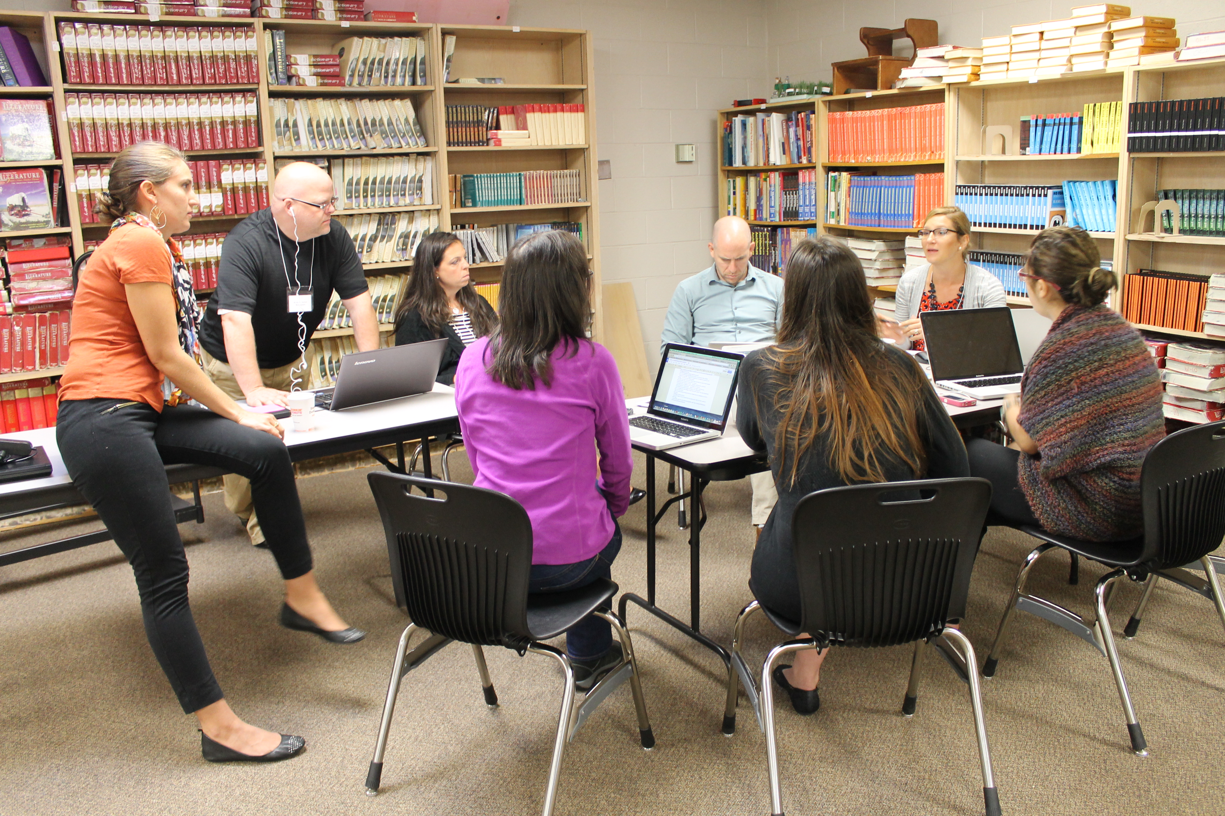 Fuse RI Fellows learn together at "bootcamp." (Highlander Institute)