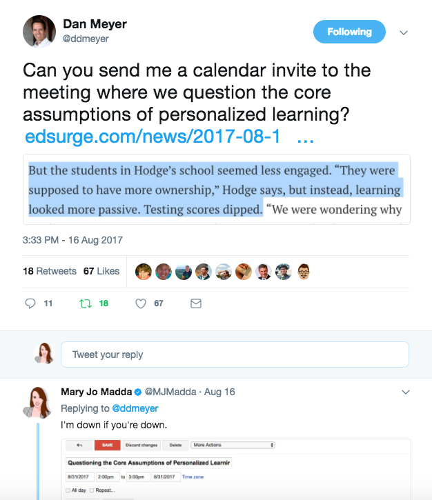 The genesis of the conversation. (Twitter)