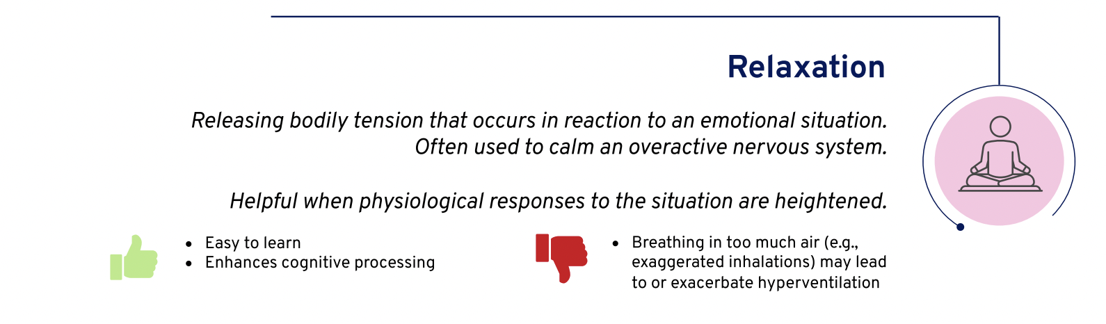 Relaxation as emotion regulation