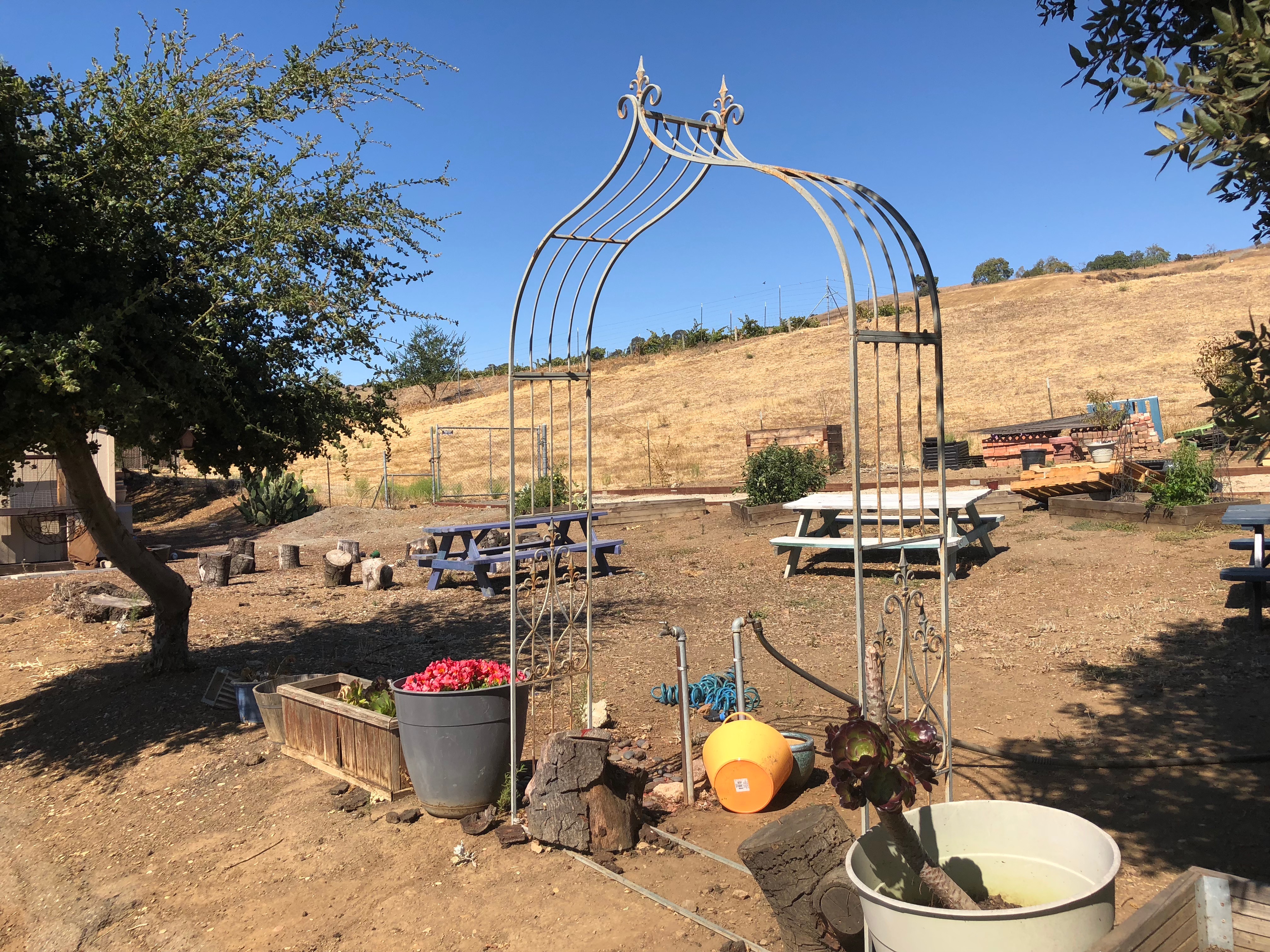The entrance to the garden. Photo Credit: Tina Nazerian