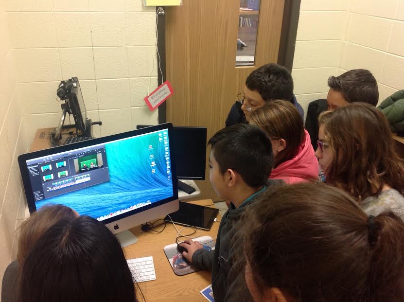 Busch's student tech teams have four sub-committees: the “Newcast Directors," the “iPad Consultants," the “Makerspace Mentors," and the “Cyber Squad."