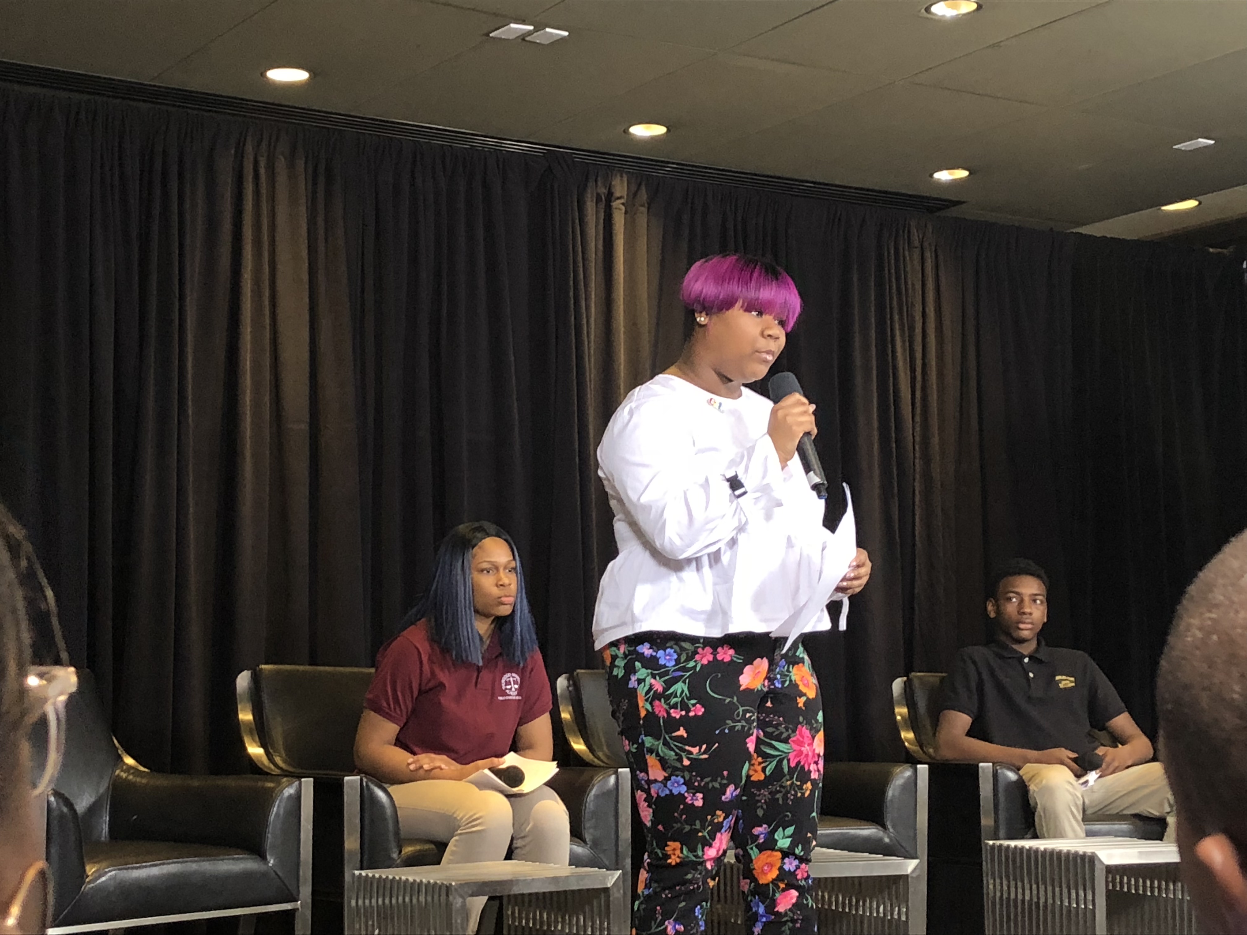Students Speaking at State of the Youth