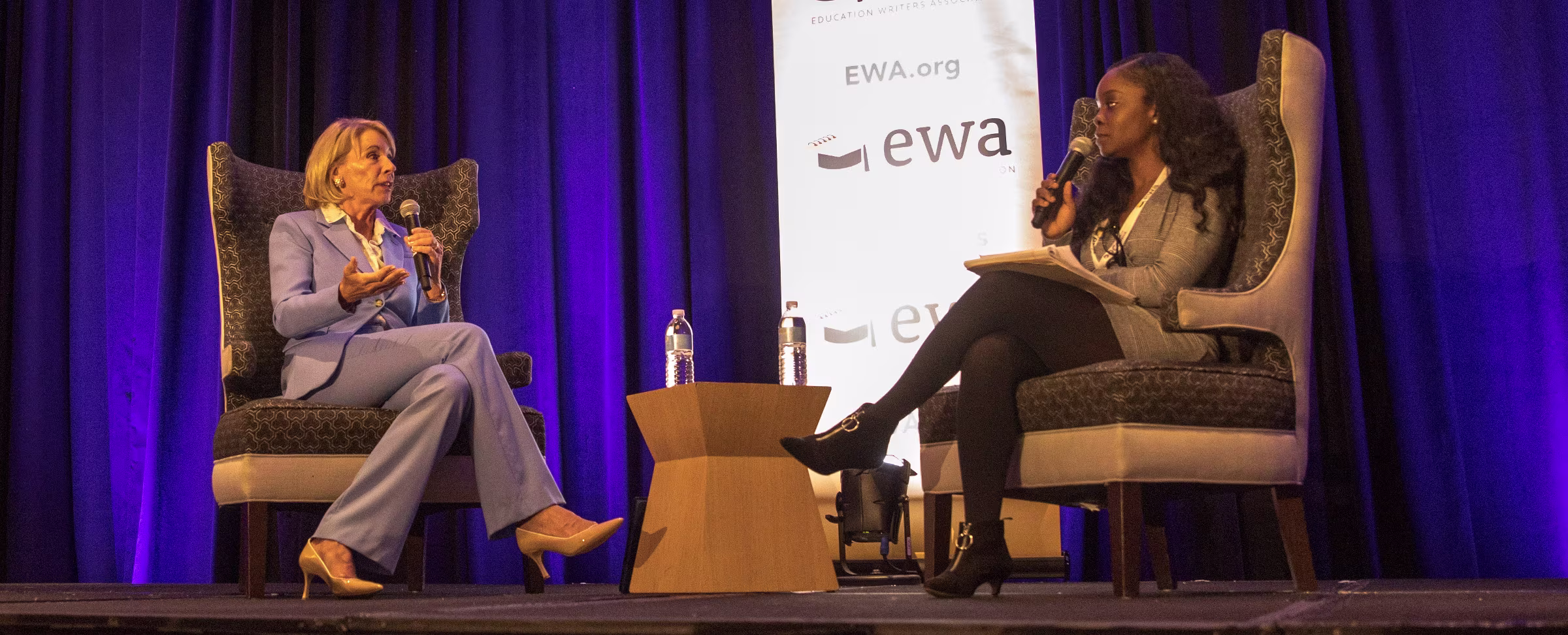 Betsy DeVos on Teacher Vouchers, Walkouts and Being Clickbait