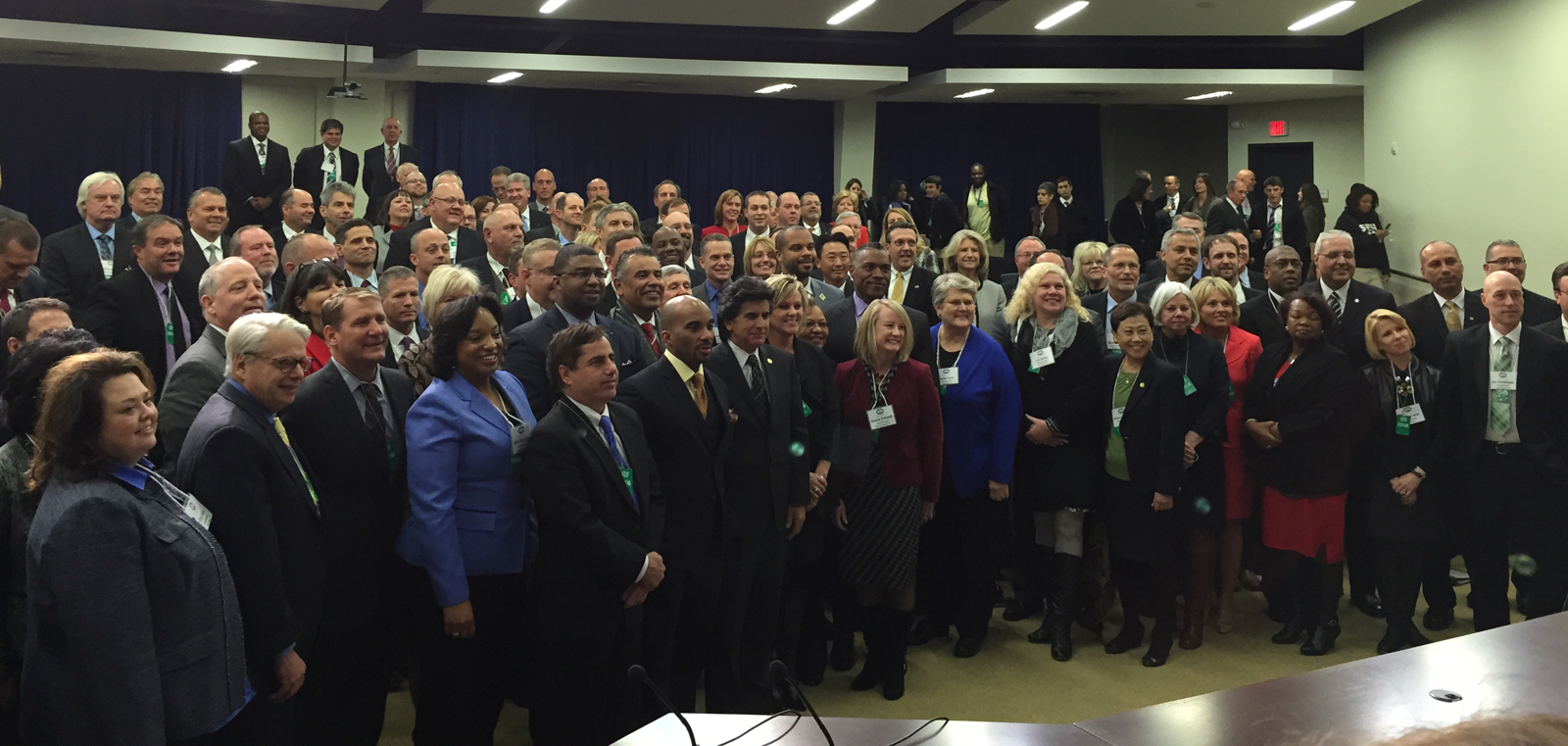 The superintendents in attendance