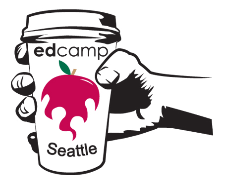 Many regional Edcamps take the national apple logo and personalize it. (Flickr)