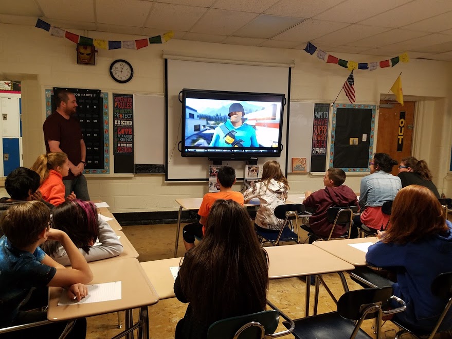 Middle school math students ready to save the world