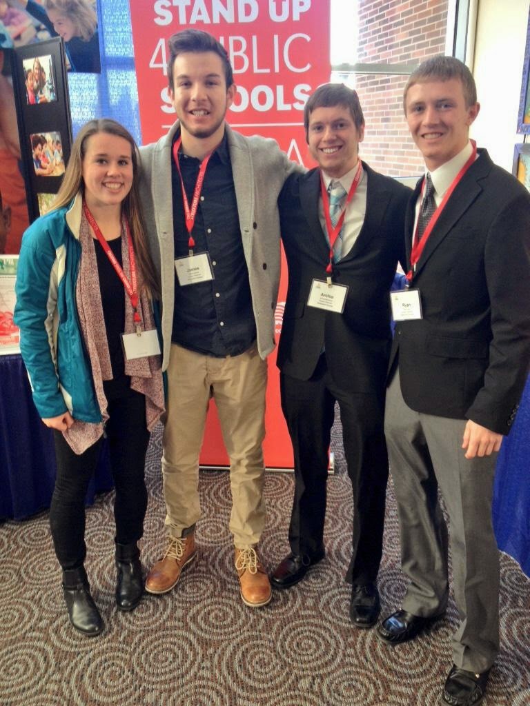 BHS students speak at 2014 State Iowa Association of School Boards Conference