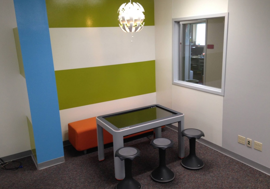 A Promethean ActivTable. (Room 21C)