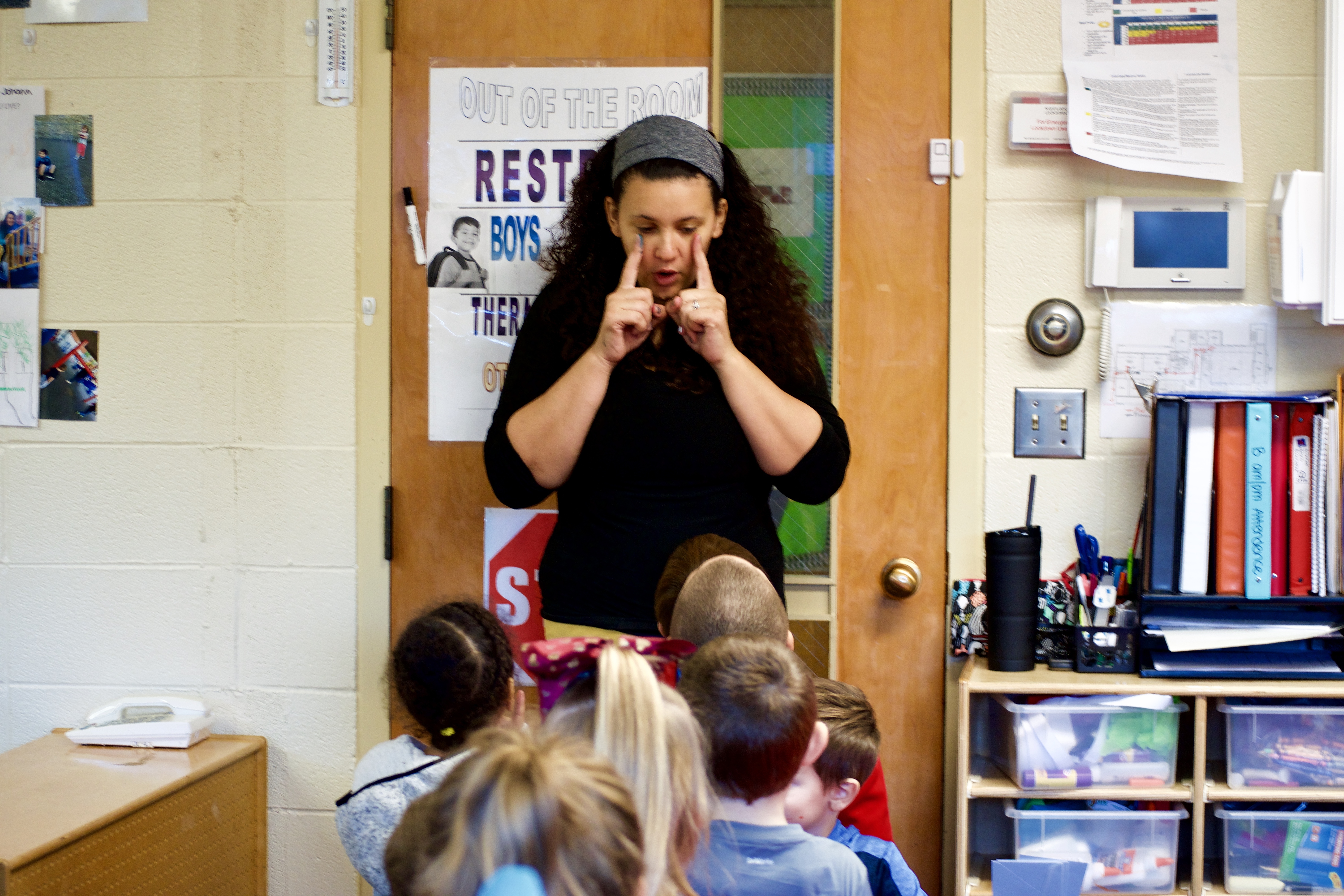 Tate Sullivan reported from inside a specialized preschool in Ohio for children who had experienced severe trauma in October 2019. Photo by Emily Tate Sullivan for EdSurge.