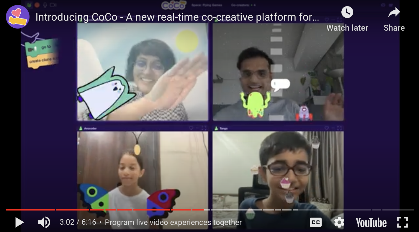 Screenshot of the CoCo demo video.