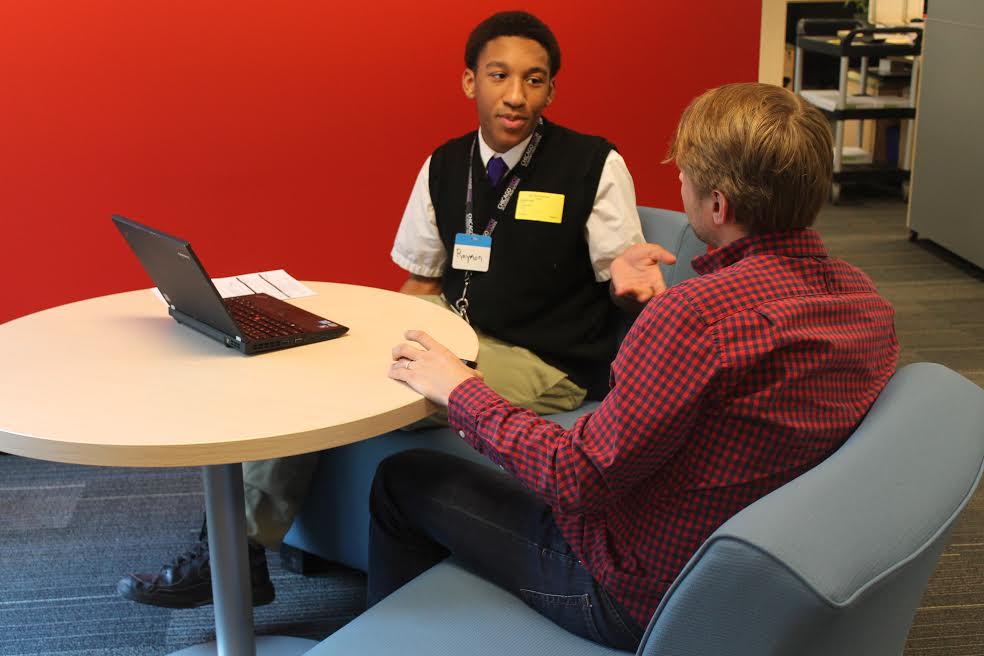 ChiTech intern works closely with a manager