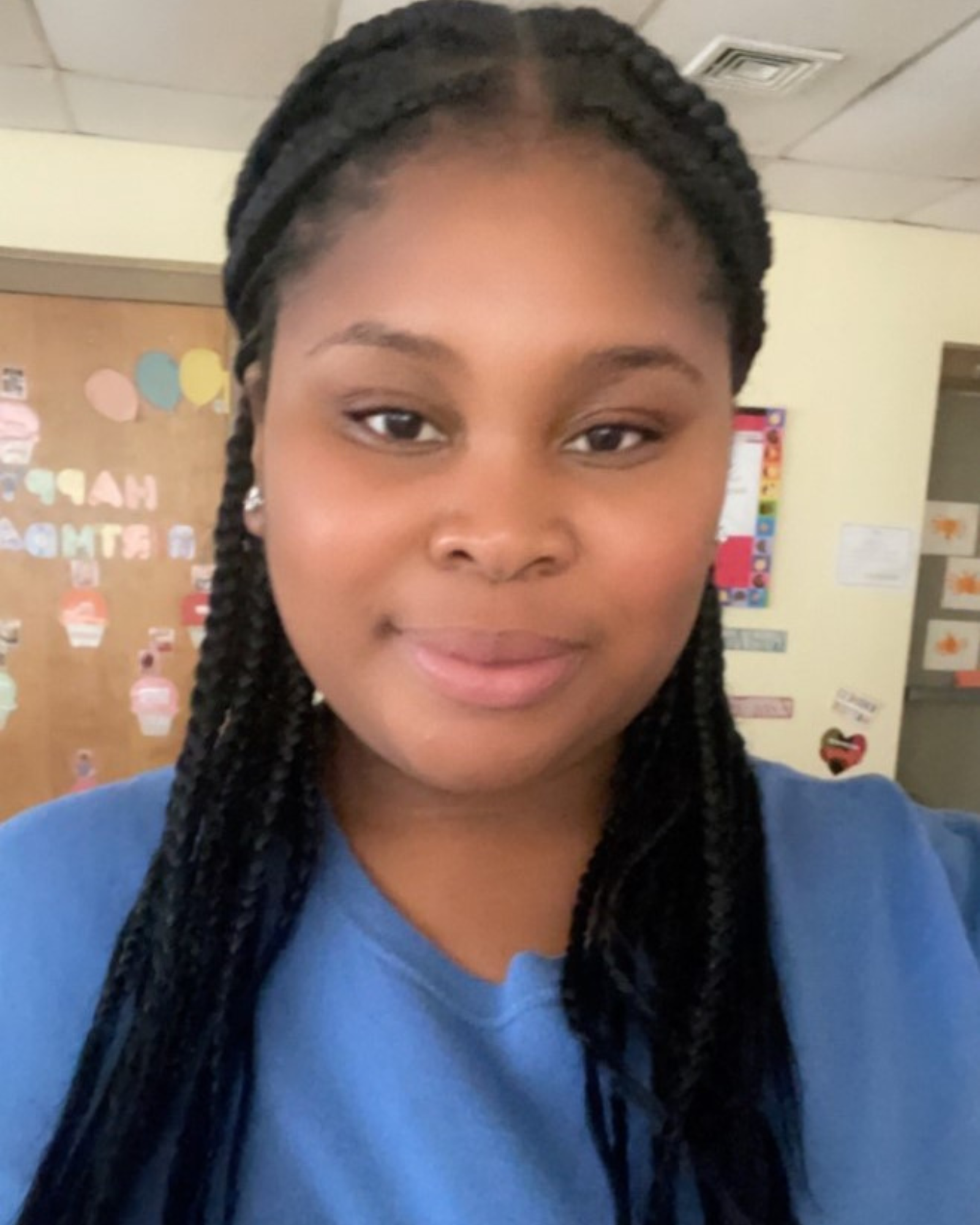 Tiaja Gundy, a toddler teacher in Providence, Rhode Island.