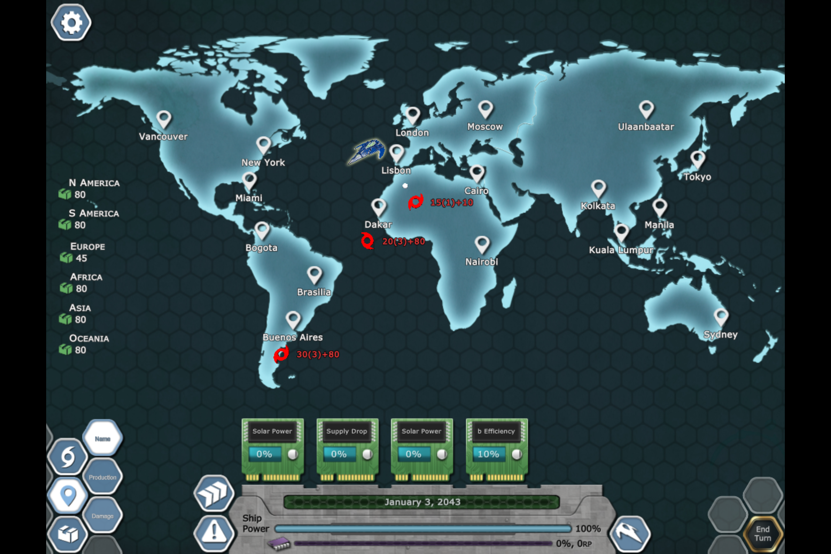 Project Sampson is one of several games under development by CGN members and sponsored by an NSF ATE grant. Players work on saving the world from disasters by manipulating linear equations.