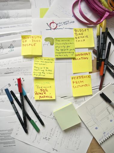 Encourage interplay between online courses and paper-based activities!