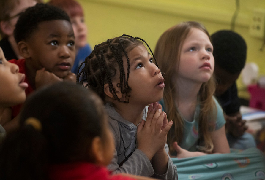 kids' faces