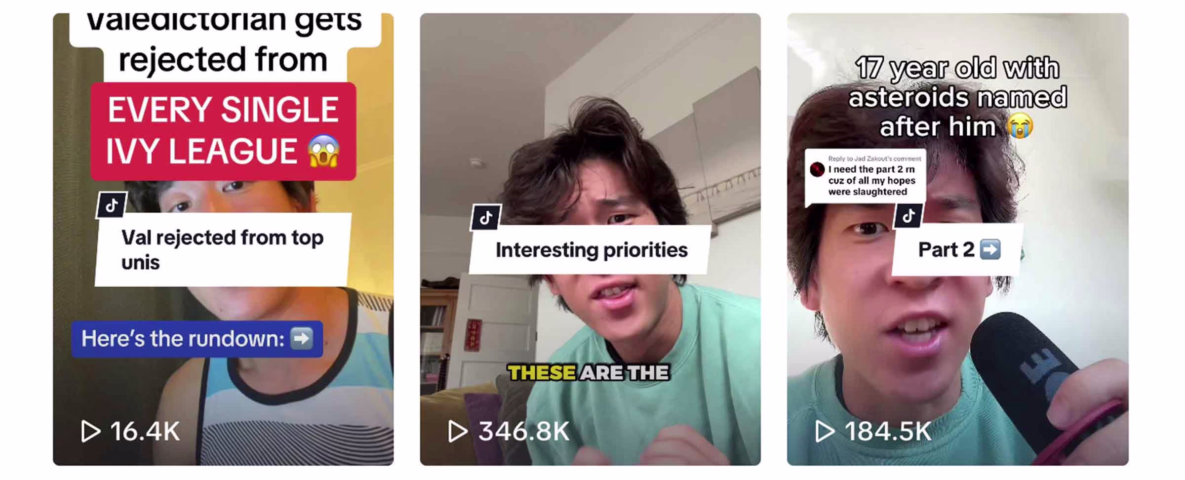 What a Popular TikTok Channel Reveals About the Stress of College Admissions