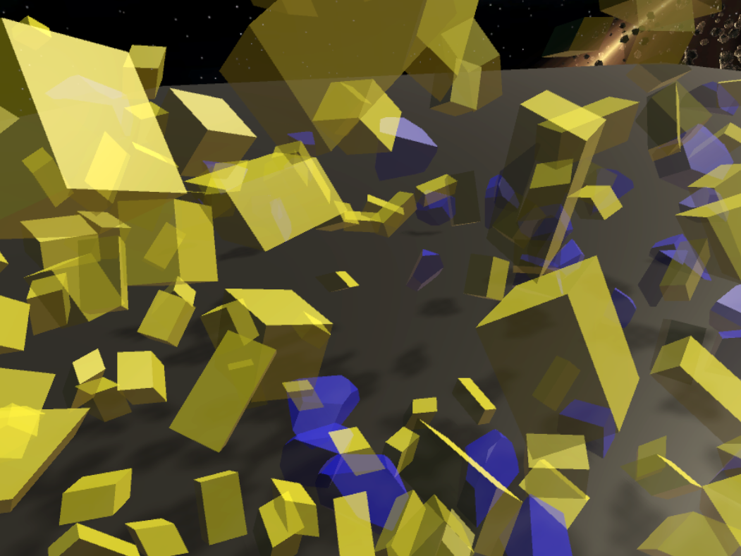 Geology students explore inside crystal structures in a VR homework assignment. Image credit: Paul Low