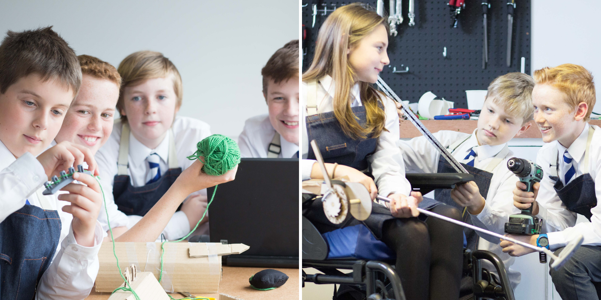 Social finger-knitting and wheelchair golf devices; Credit: Elaine Livingstone