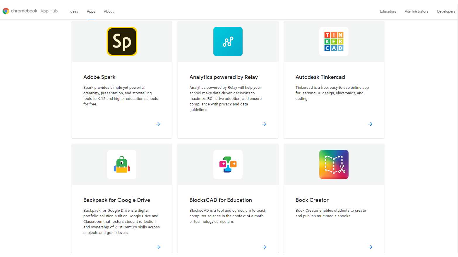 Google Chromebook App Hub