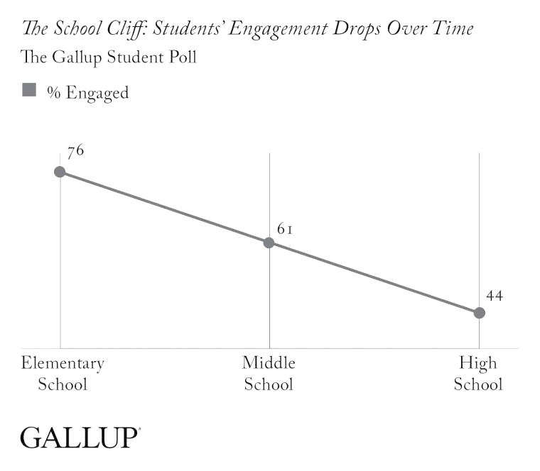 2013 student poll by Gallup Organization .