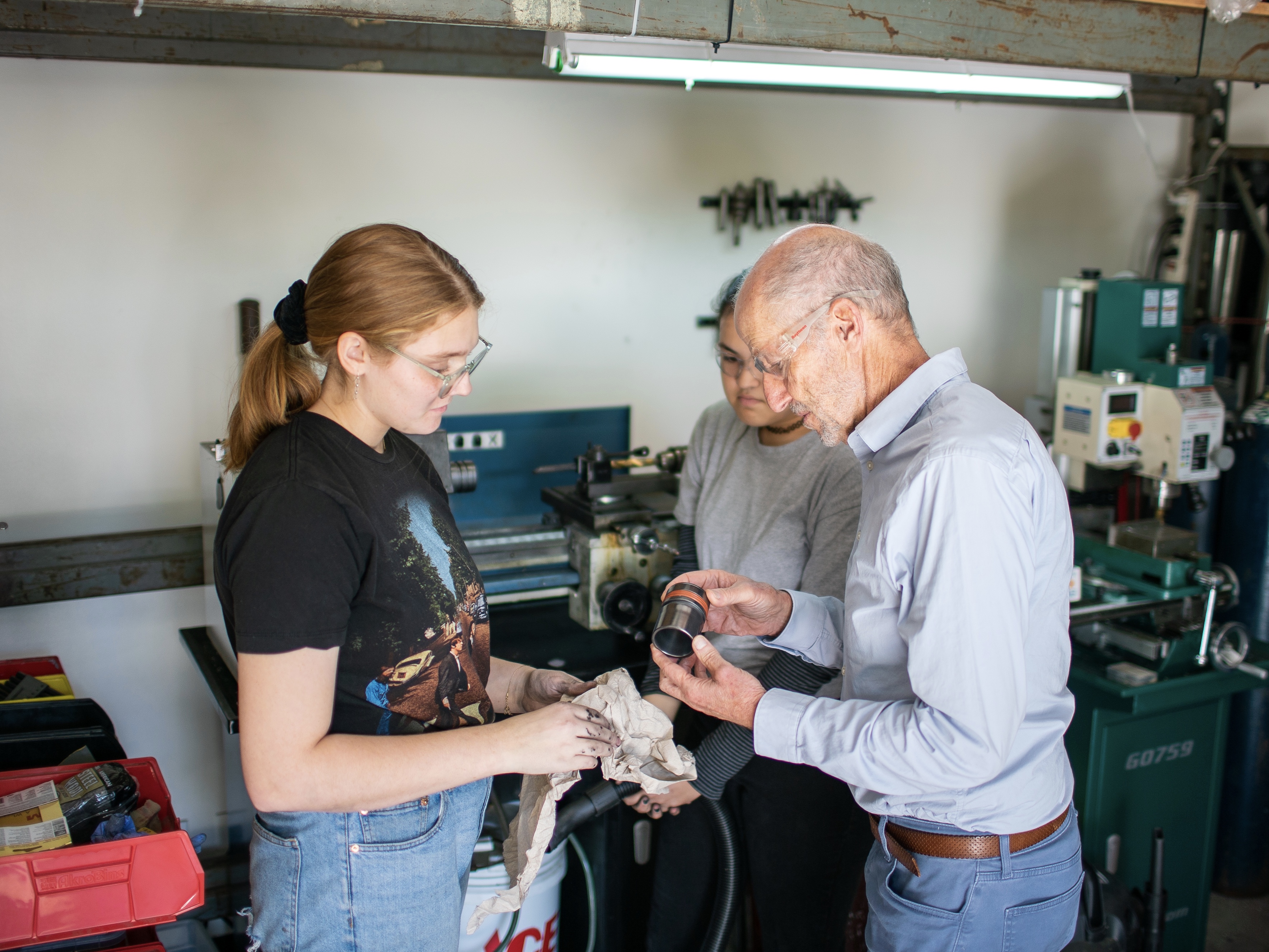 At High Tech High, students learn both traditional academic subjects and technical skills. The public charter school network emphasizes project-based learning. (Photo courtesy of High Tech High)