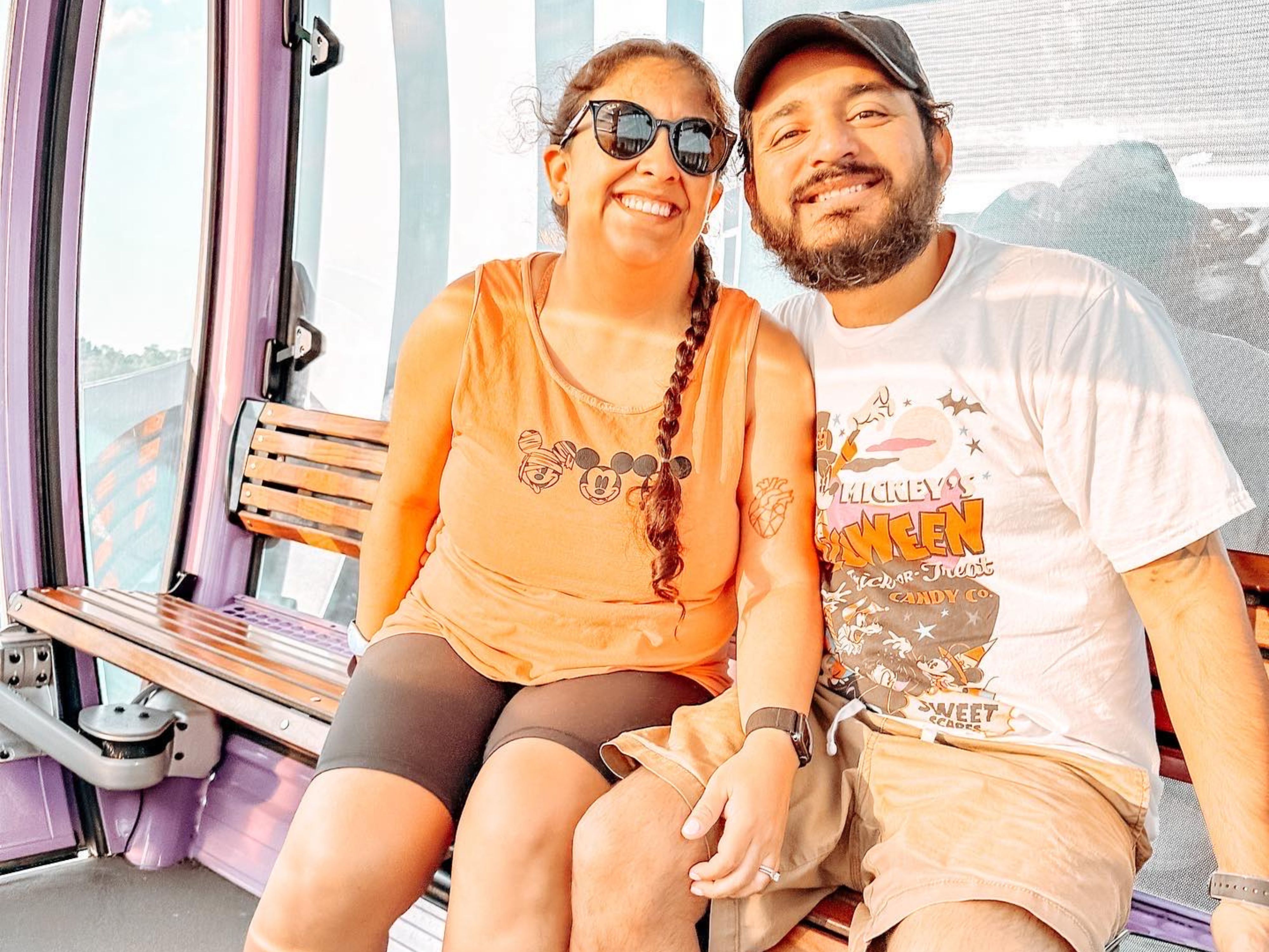 Brianne Ferreiro with her husband. (Courtesy of Ferreiro)
