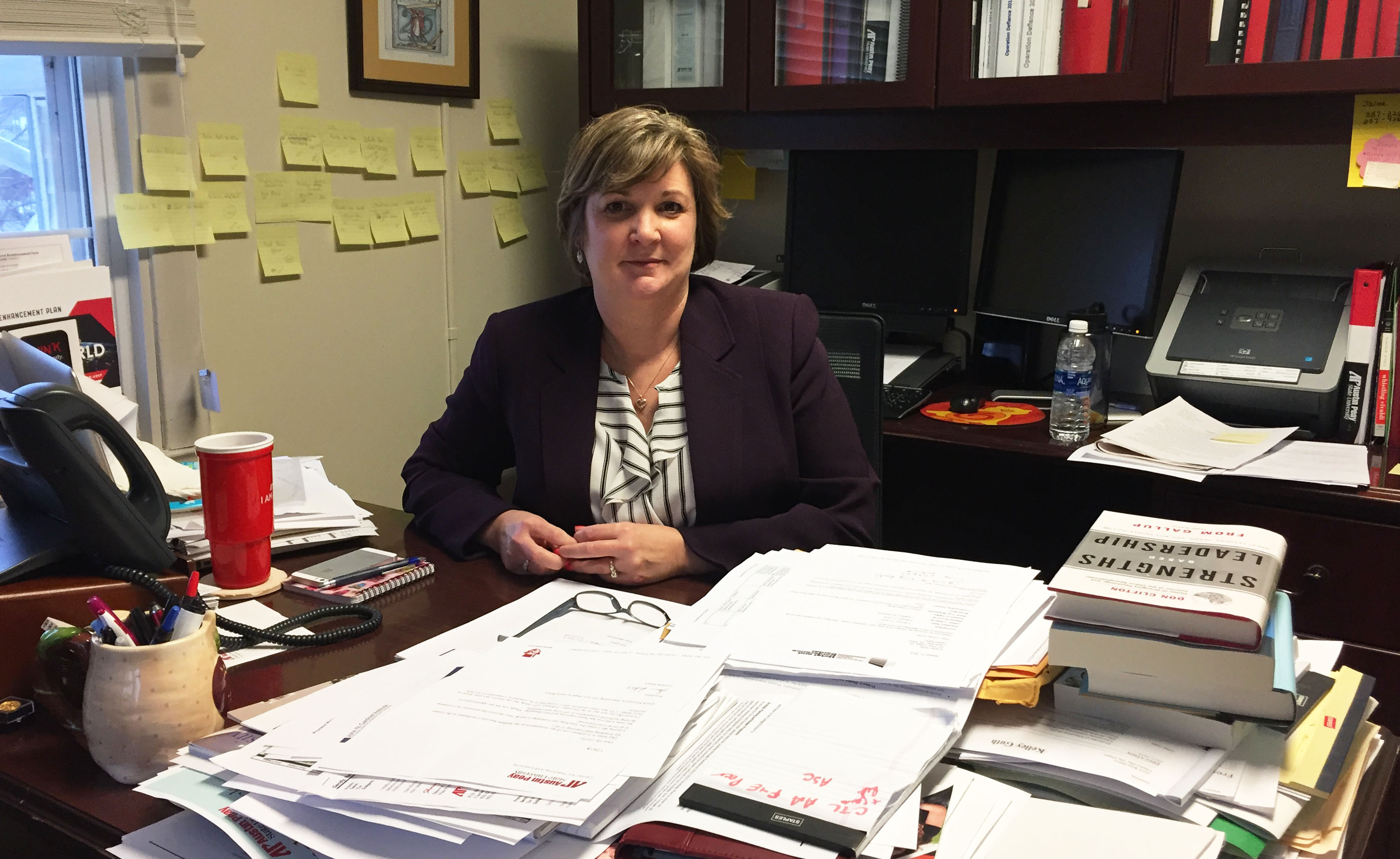 Loretta Griffy, math professor and associate provost for student success at Austin Peay, worked on Degree Compass with Denley and now oversees the tool at the university.