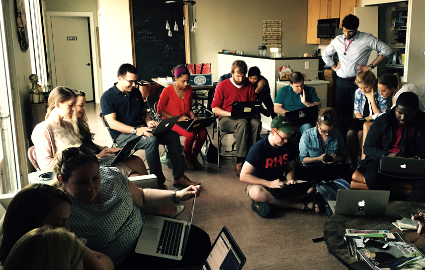 RePublic Schools teachers learning to code.