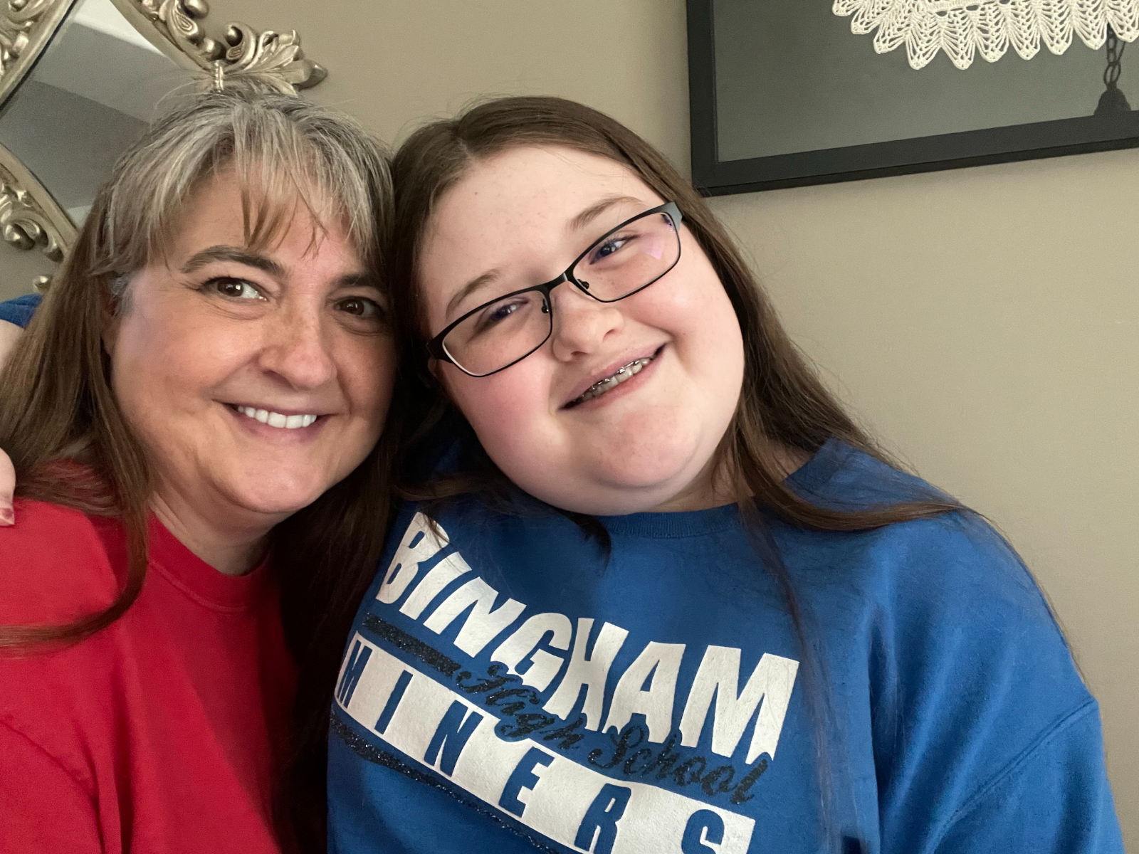 Trina Duerksen and her 16-year-old daughter Kali Klingler, who tried virtual learning for the first time during the pandemic and doesn't plan to go back to in-person schooling. (Photo provided by Duerksen)