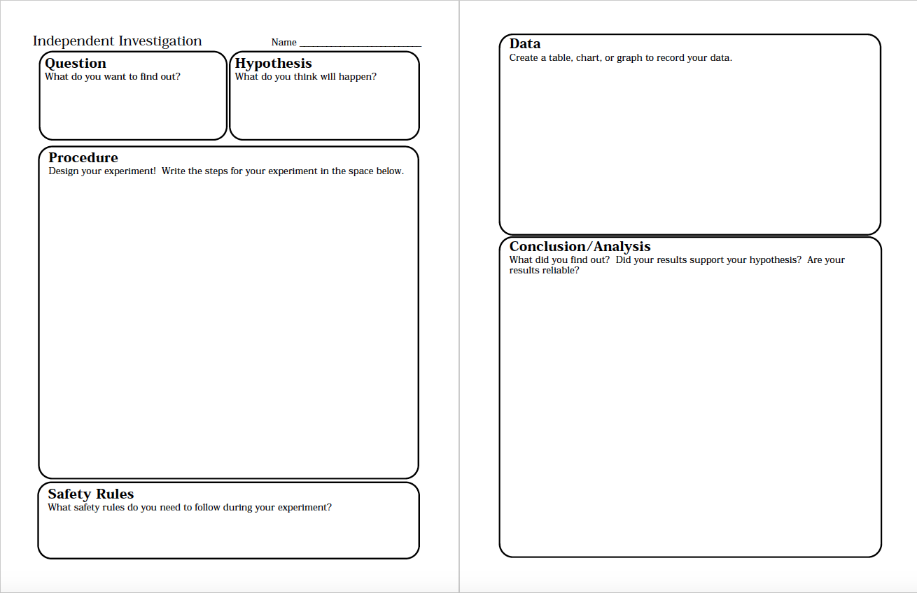 Lab template originally found from The Science Spot (http://sciencespot.net/)