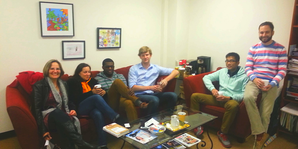 Our first office, not much bigger than what you see here. (Thanks George!)