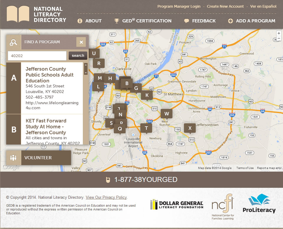 An A-Z Listing of NLD entries in the Greater Louisville, KY area