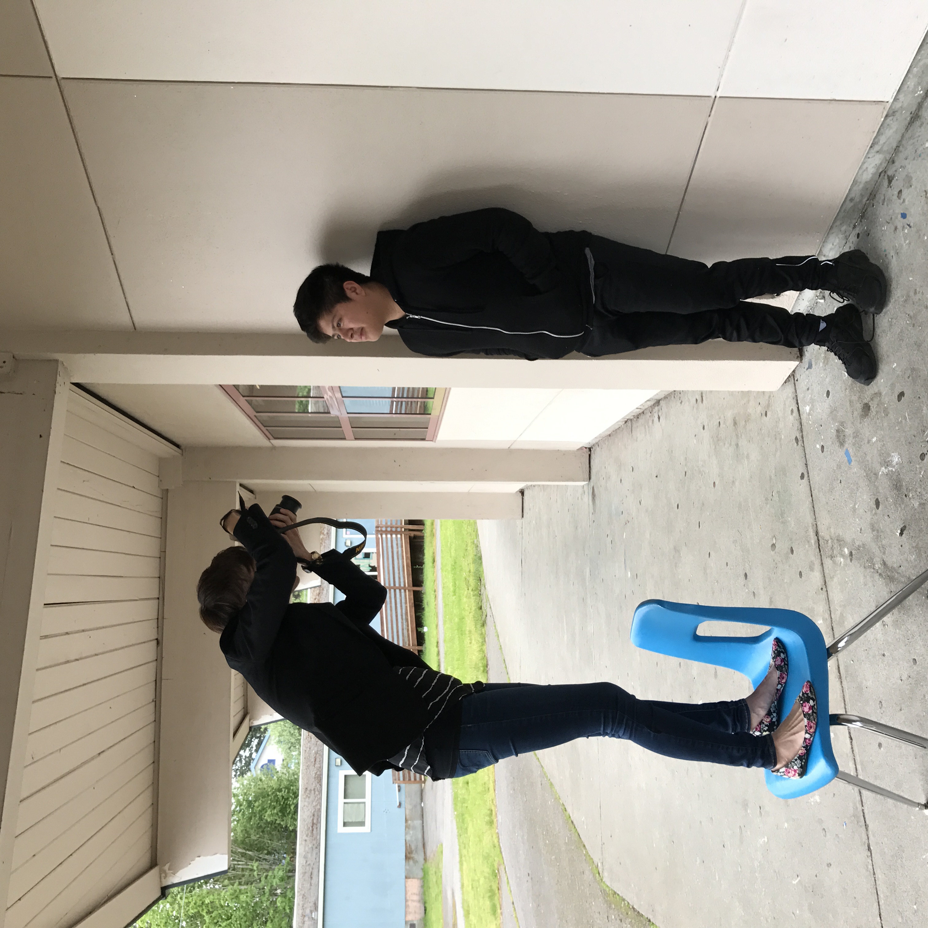 Kristin Leong Taking Photographs for ROLL CALL, Image Credit: Kristin Leong