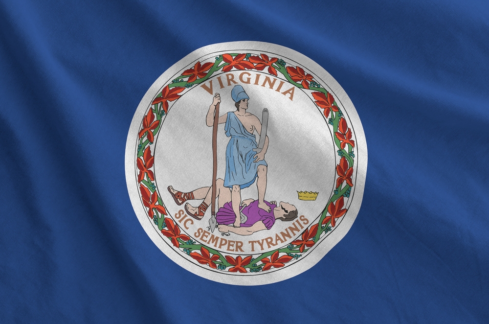 The Virginia state flag was deemed in violation of the library materials policy of the Lamar Consolidated ISD in Rosenberg, Texas, about an hour southwest of Houston. Photo by Mehaniq for Shutterstock.