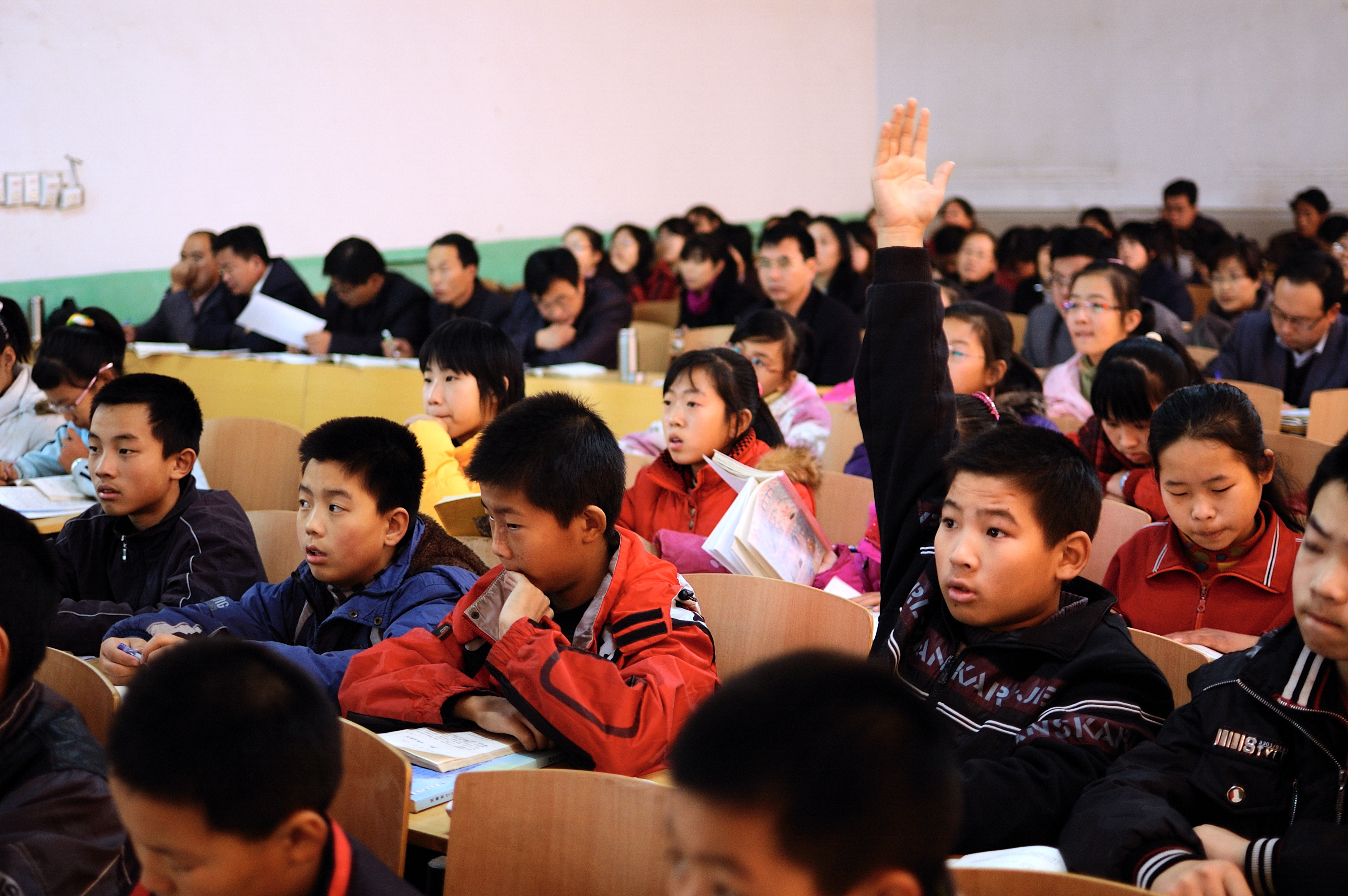 A school in Baixiang County, China. Photo by jianbing Lee / Shutterstock.