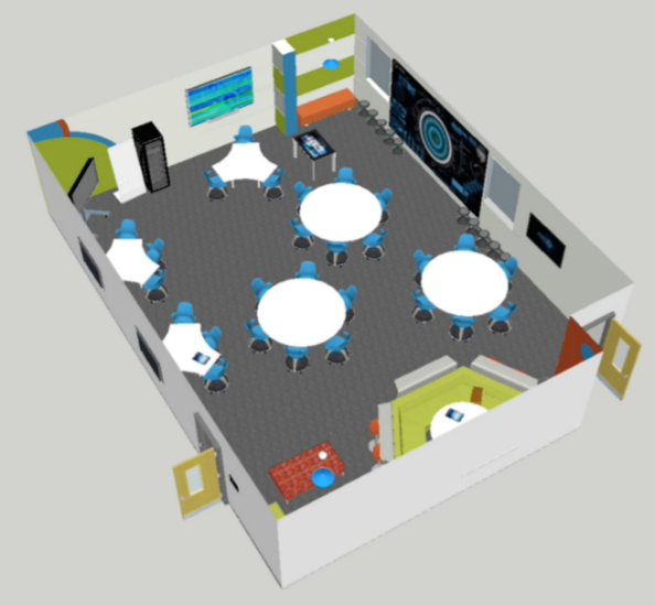 Sketch of the space. (Sally Lindgren)