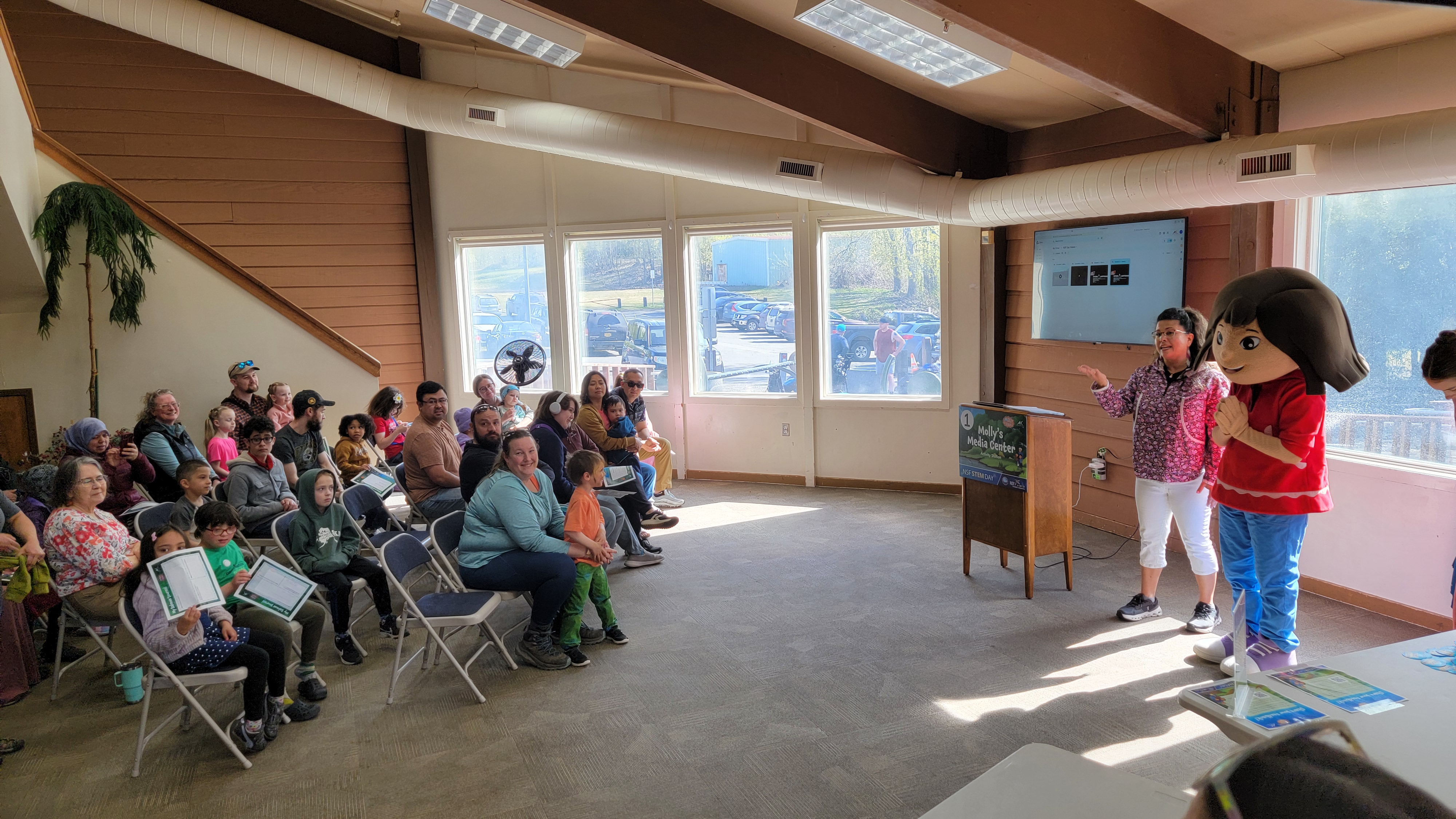 GBH, the local PBS affiliate in Boston, hosts several community outreach events through the year, pairing educational opportunities with PBS' characters and branding. Photo courtesy of AKPM/Marc Sherman.